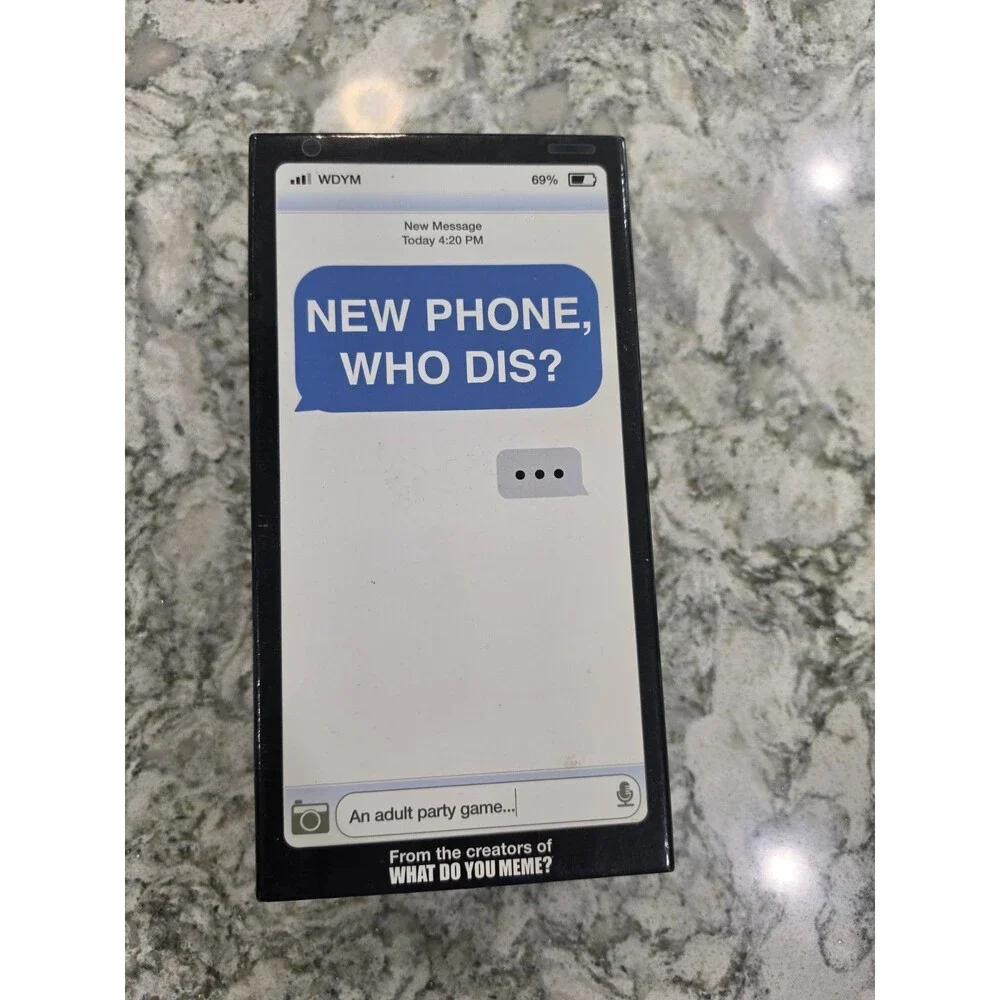 New Phone Who Dis? Card Game Complete Set for Parties Adult Card Game